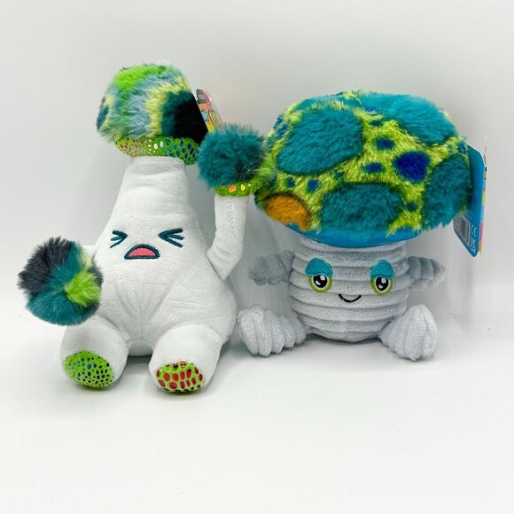 RUSS Living on the Veg Lot of Two 2 Plush Toys New! Jeremy and Shmu - Picture 1 of 7